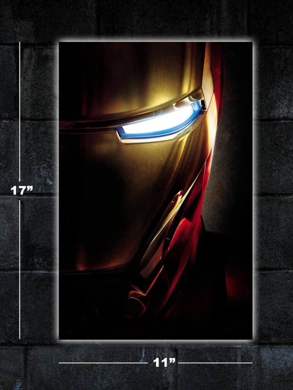 Iron Man poster - 11x17 art print merch marvel movie Robert Downey Jr Tony Stark